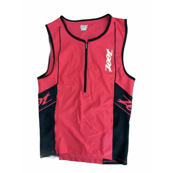 Zoot Triathlon Running Tank Top.  Red Women's XL - Picture 6 of 8